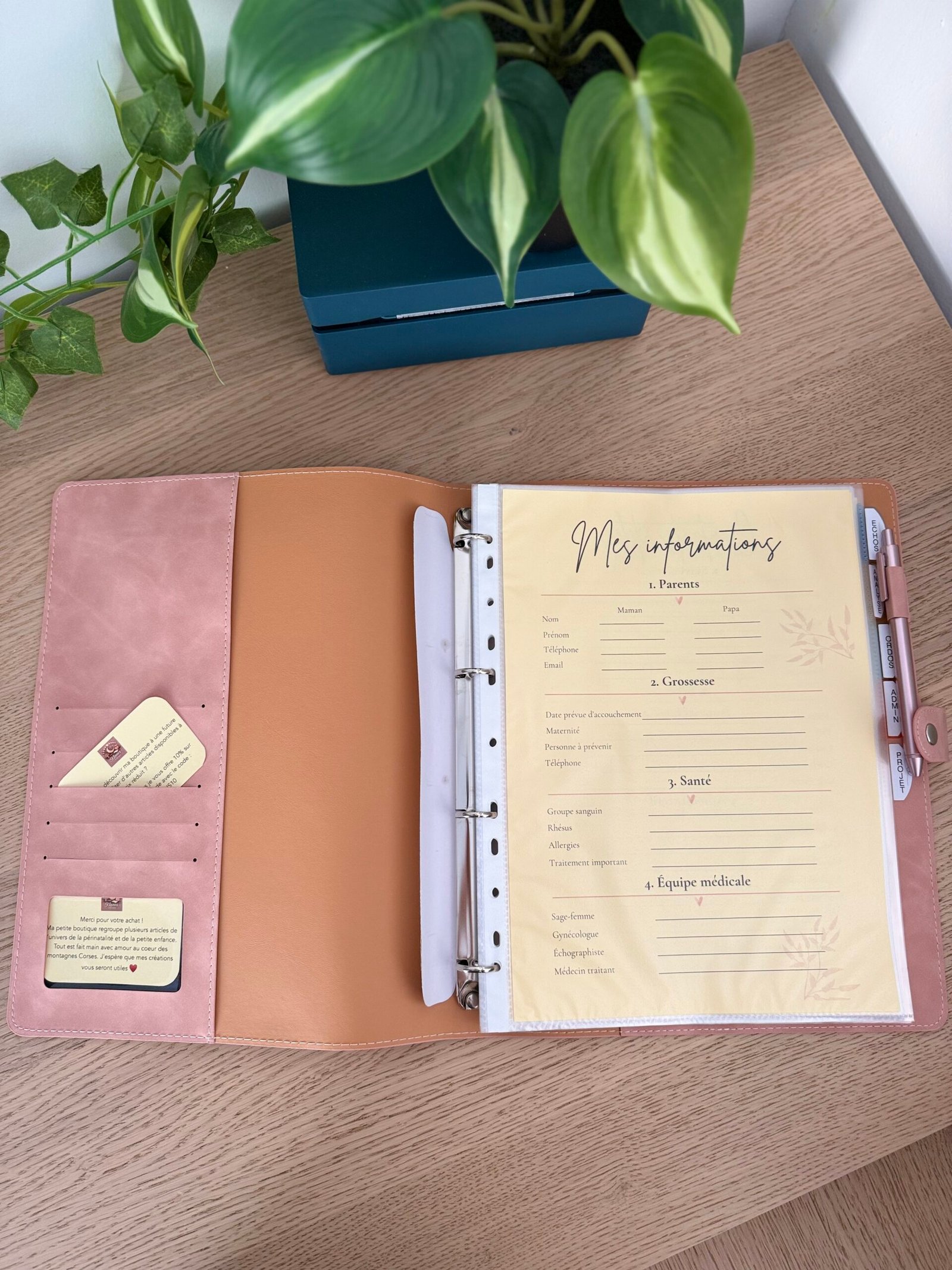 Lot de 2 classeurs : Parcours PMA & Mon suivi de grossesse / 5 € de remise – Image 9
