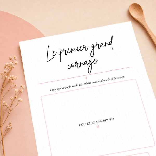 Diversification 2 Mon carnet de diversification alimentaire personnalisé